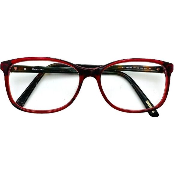 GIVENCHY VGV 860 0L00 Red Tortoiseshell Prescription Frames Luxury Designer Glas - Picture 4 of 8